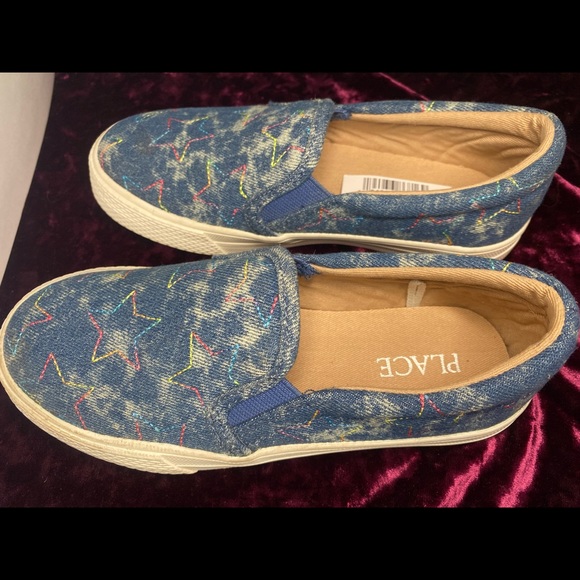 Other - Girls Slip On Canvas Sneakers Size 13